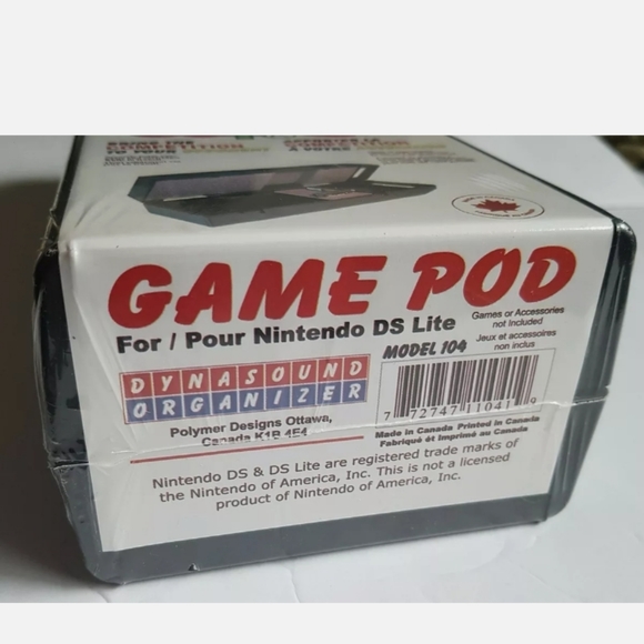 Nintendo DS Lite Game Pod Transport Case Model 104 - Picture 9 of 10